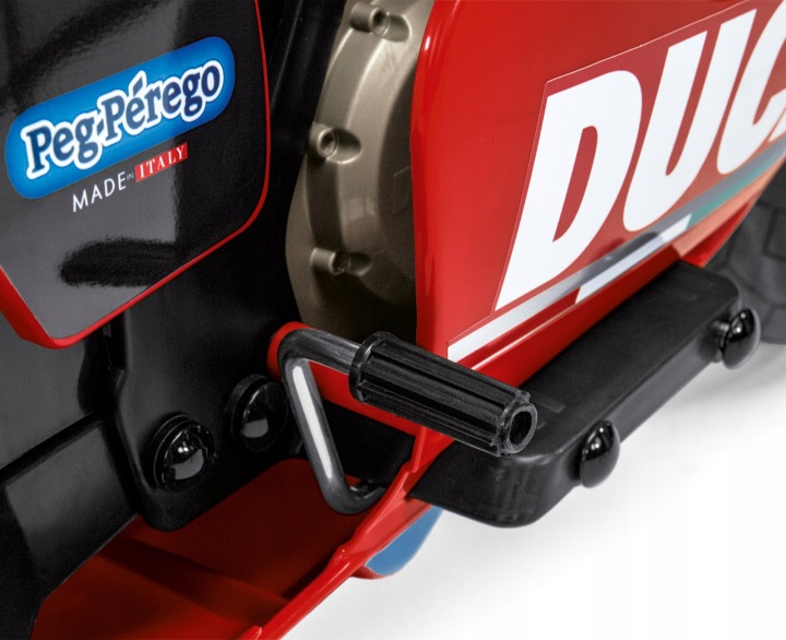 Мотоцикл на акумуляторі 12 В PEG PEREGO DUCATI DESMOSEDICI GP ліцензія — фото 12