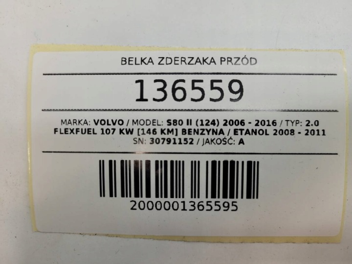 PREVENTIEPREVENTIE VIOLVO S80 II 30791152 10