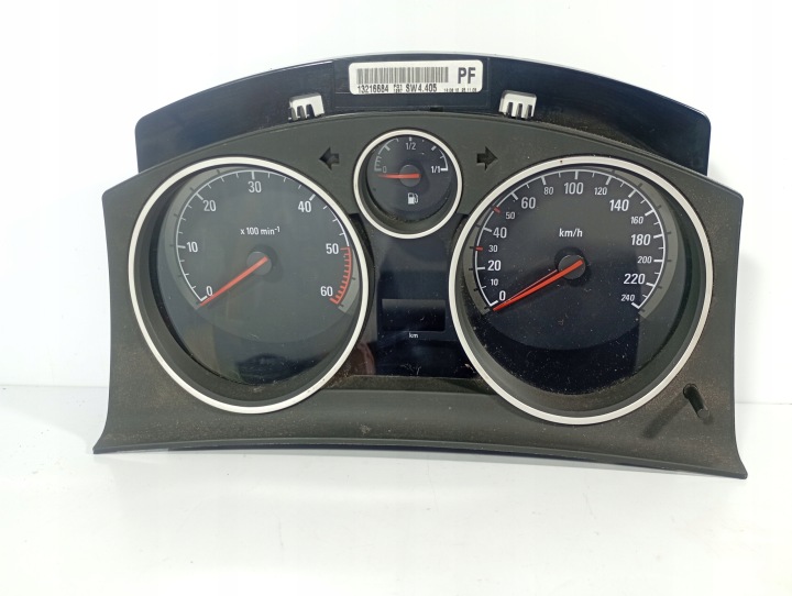Opel Astra H 3 04-14 quadro strumenti TACHIMETRO contagiri OROLOGIO tachimetro OE 13216684