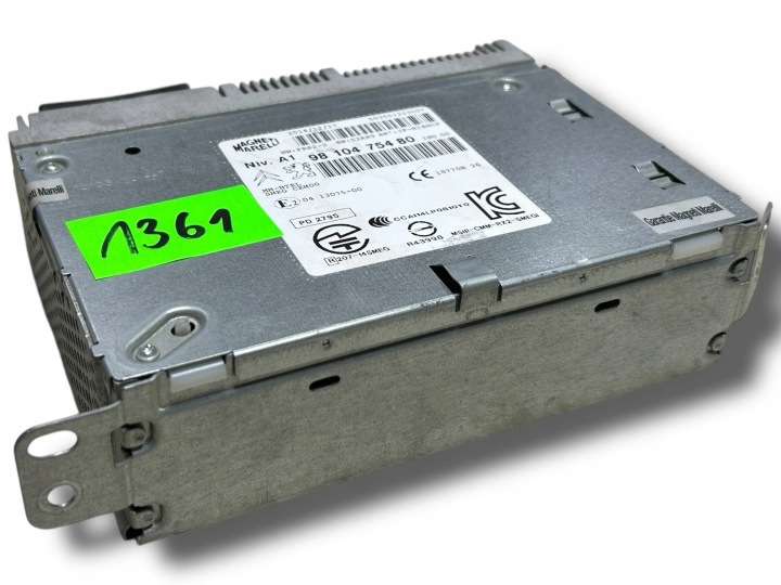 navigazione NAVI RADIO FABRYCZNA Originale 9810475480 PEUGEOT 308 II T9 15R !J