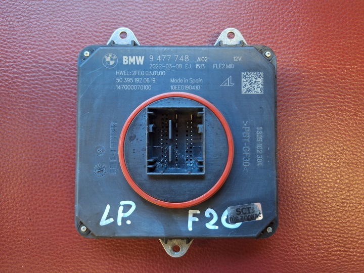 BMW F20 LCI F21 F30 F31 module LED control unit lights front 9477748