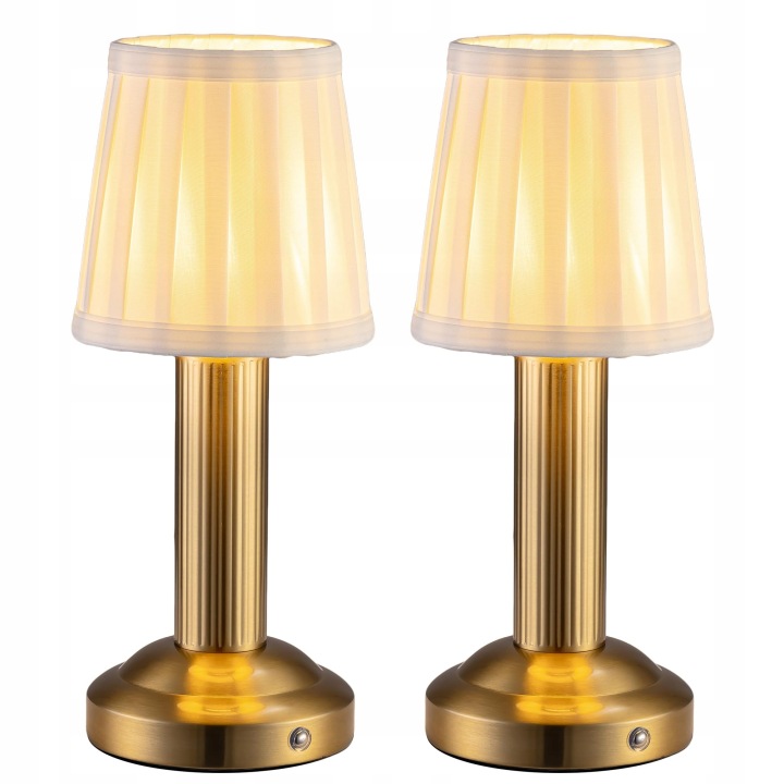 Akumulátorová stmívatelná stolní Led lampa Visdanfo ve vintage stylu