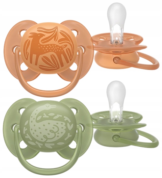 Соска-пустушка PHILIPS AVENT ультра SOFT 18 міс.+ 2 шт. + чохол — фото 2