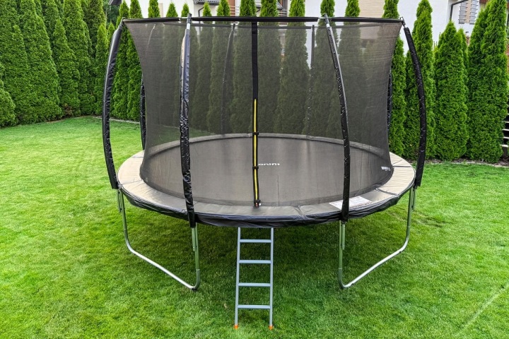 Батут садовий FIGS V2 з сіткою внутрішньою 366 см 12FT /SONIFIT — фото 13