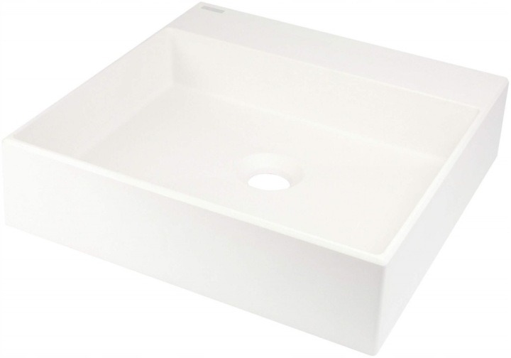 Correo alabaster Granitové umyvadlo na desku 400x400 mm (CQR_AU4S) /po/