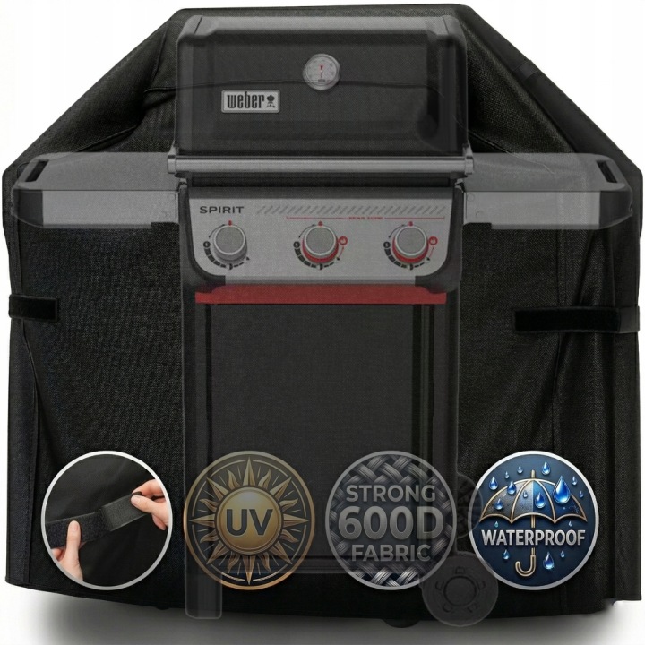 Prémiový obal pro Weber Spirit E-325: voděodolný, Uv ochrana