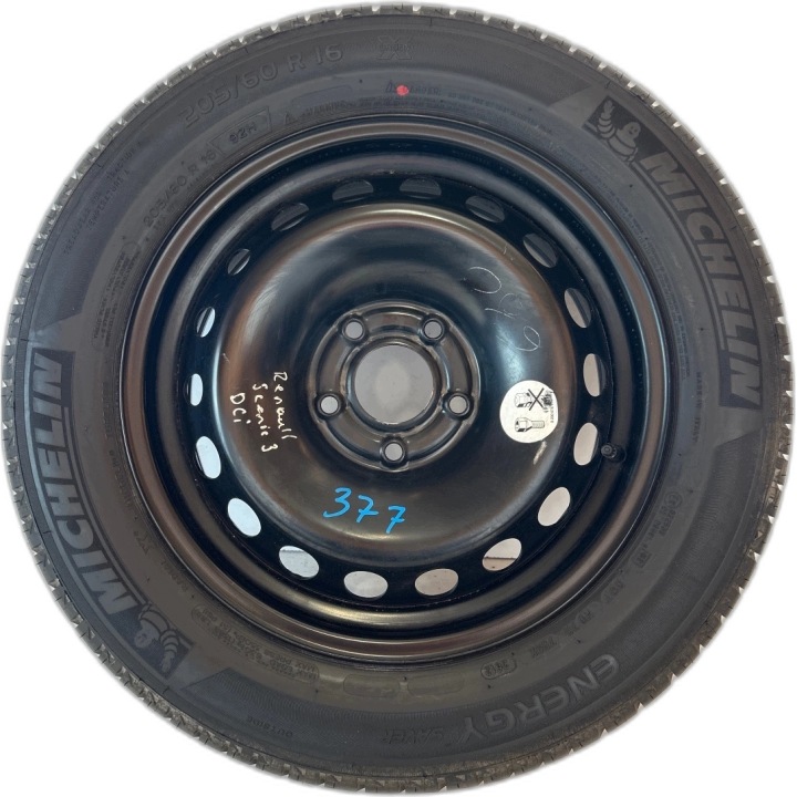 Koleso Dojazdové Renault Scenic III Megane III 5x114,3 205/60/R16