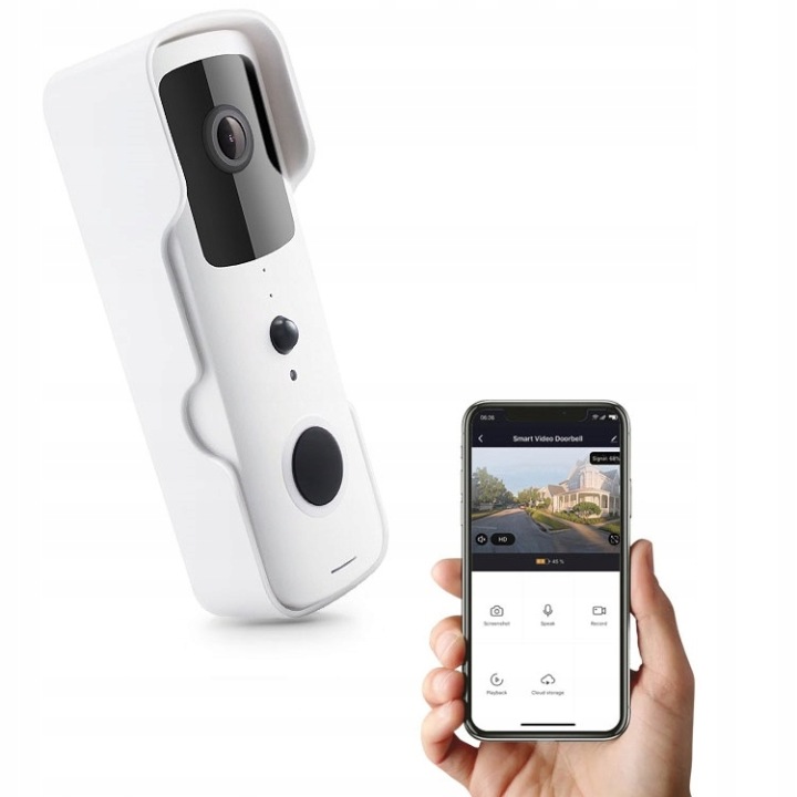 Videotelefon Wifi Domofon Kamera Full Hd Aplikace Tuya Smart