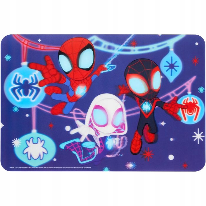 SPIDEY і супер друзі. підкладка на стіл з голографічним візерунком. 45x30