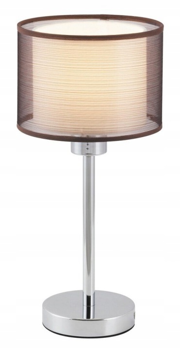 Hnědá stolní lampa Anastasia klasická do pracovny Rabalux