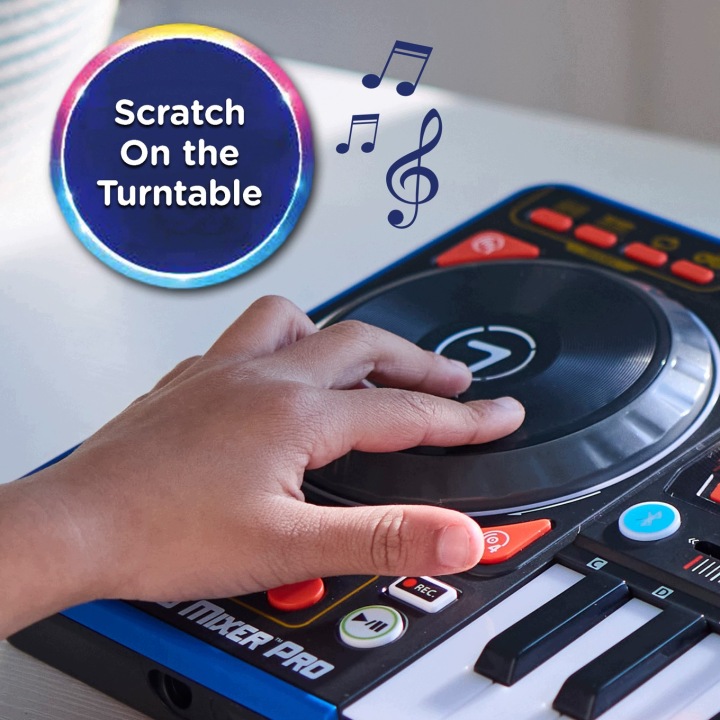 VTECH Kidi Star DJ Міксер Pro Консоль DJ Міксер чорна (Англійська Версія) — фото 6