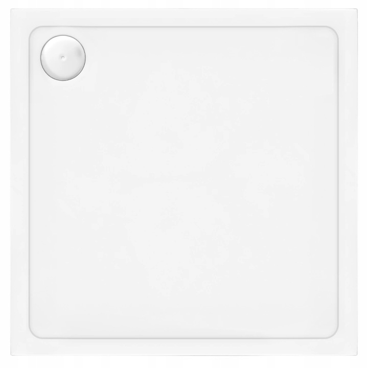 Sprchová Vanička 90x90 cm Čtvercová Bílá Akrylová Rea Savoy White Nízká 6 cm