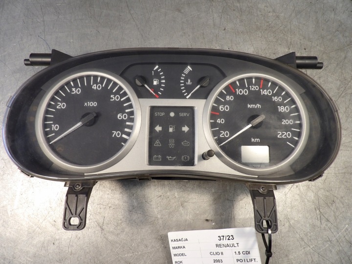 dials Renault Clio II 8200261086 21672299-3