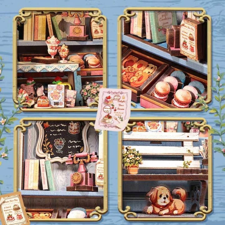 Book nook DIY CuteBee Кондитерська Sweet Marie LED 242 ел. — фото 4