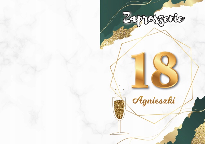 Запрошення на 18 День народження вісімнадцятиріччя Конверт Imi — фото 6