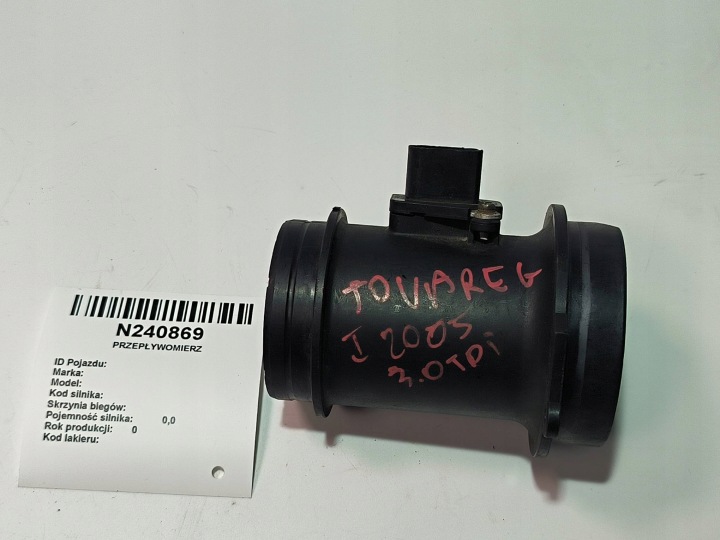 flow meter VOLKSWAGEN TOUAREG