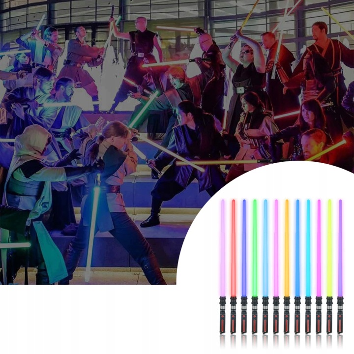 2 шт. MIECZ ŚWIETLNY з ефектом звуковим RGB портативний MIECZ ŚWIETLNY — фото 10