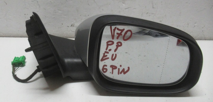 VOLVO V70 2.0 D 09R Rétroviseur Extérieur Droit 6 PIN EUROPA