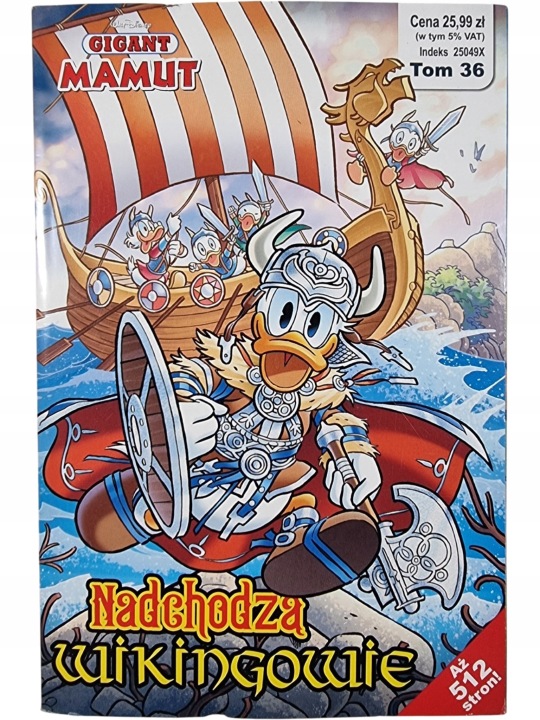 Zdjęcie egzemplarza: Nadchodzą Wikingowie / Gigant Mamut / Kaczor Donald / Komiks nr 36
