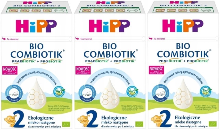 HiPP BIO Combiotik 2 молоко для немовлят по 6. місяця 550 г — фото 10
