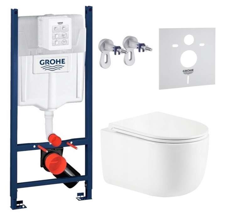 Podomítkový Wc set Stelaz Grohe Wc mísa Tornado Imprese