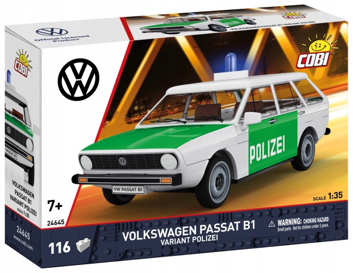 Конструктор COBI 24645 поліція VOLKSWAGEN PASSAT B1 варіант ACTION TOWN 116 ел. (вживаний) — фото 6