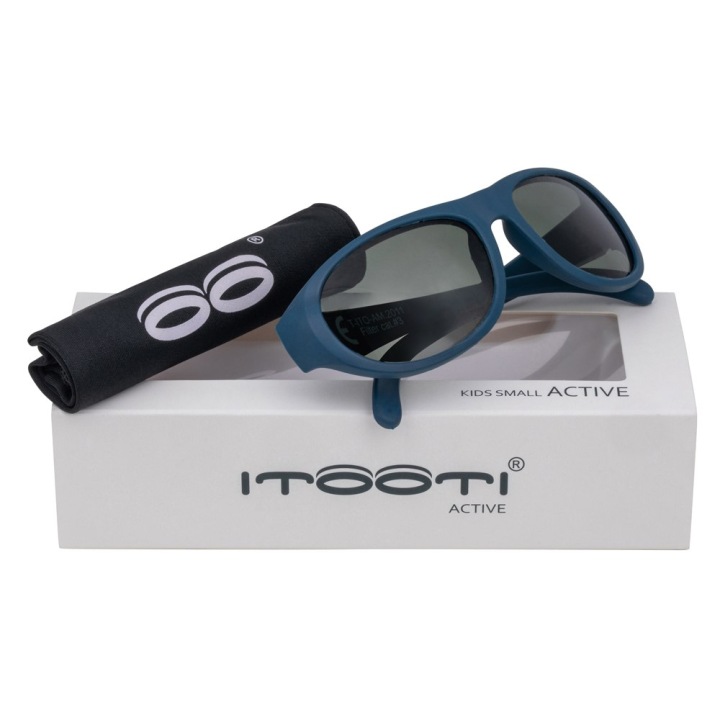 Окуляри Сонцезахисні для дітей ITOOTI ACTIVE S (0+) темно-сині