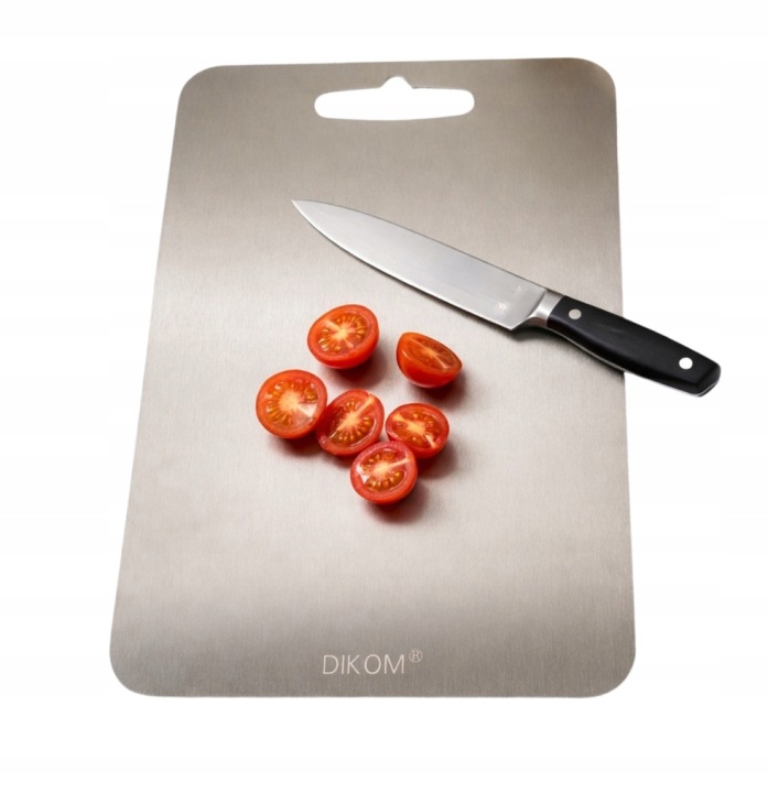 Krájecí Prkénko Z Nerezové Oceli Dikom 36X25 cm 1,5 mm Premium 1 kg