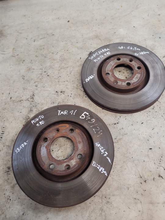discs brake front 284MM FIAT PUNTO II 1.9 JTD
