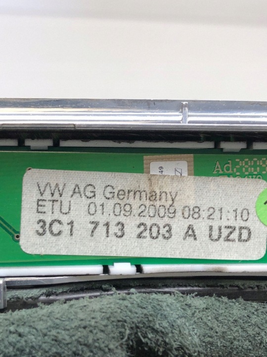Volkswagen PASSAT B6 3C1713203A radio de transmisión 9