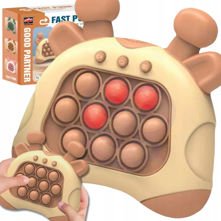 Гра POP IT електрична антистрес на спритність олень сквіш WOOPIE