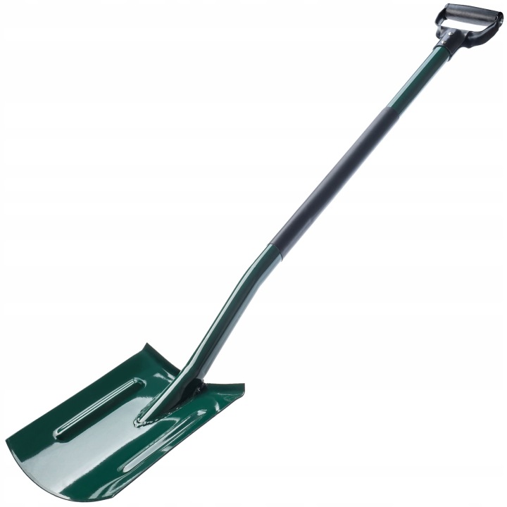 Rovný Rýč Kovová Ergonomická Rukojeť