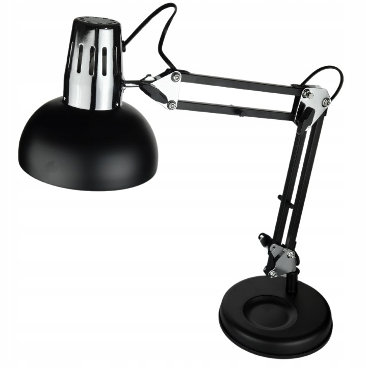 noční kreslicí lampa Kancelářské osvětlení černá Stolní lampa Nilsen
