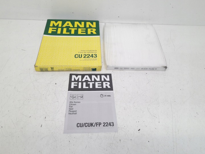 filter kabinski CU2543 CITROEN PEUGEOT FIAT OPEL