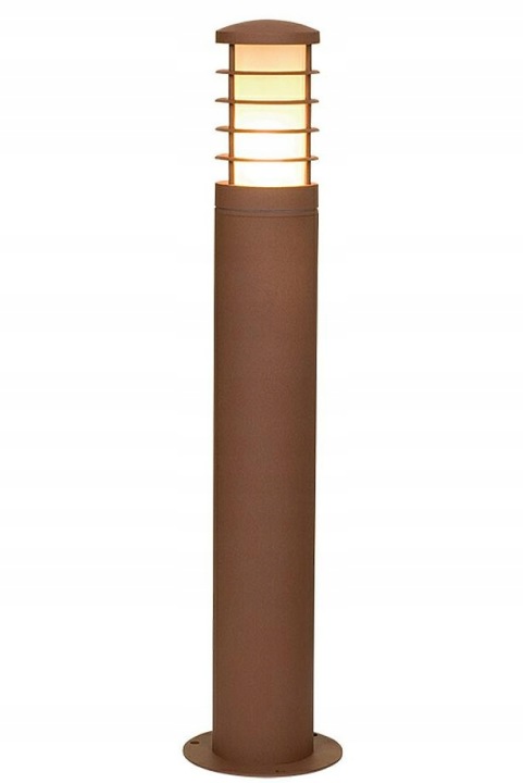 Zahradní lampa Horn Hnědá 1xE27 IP44 65 cm Stojací lampa pro zahradu