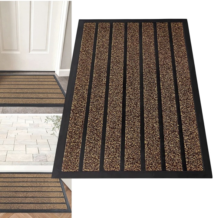 Vnější Stěrač Pod Dveře 60 x 90 Podložka Do Bot Velká Hnědá