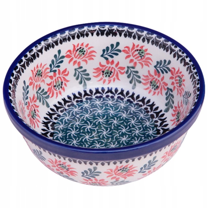 Miska na polévku do müsli 16 cm Umělecká keramika Bolesławiec dek 1566