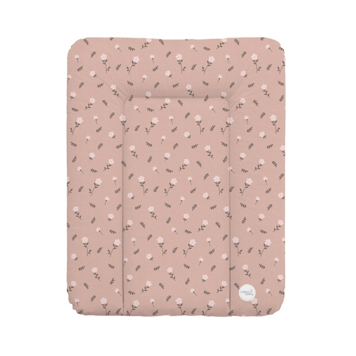 Ceba Baby Пеленальник м'який профільований 50x70 см Basic Petite Blossoms рожевий