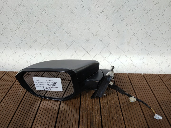 HONDA CIVIC X 17-21 SPECCHIETTO RETROVISORE sinistro 3-PIN colore NH737M