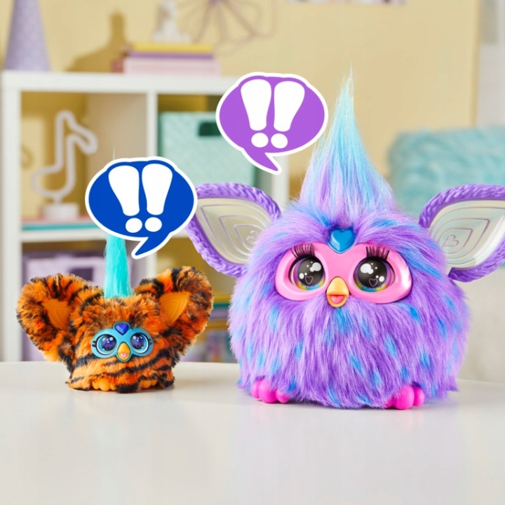 Furby Furblets інтерактивна м'яка іграшка Ty Bee тигрик Hasbro G1700 — фото 5