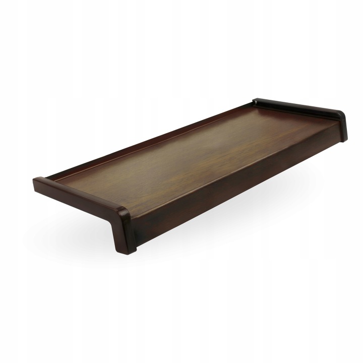 Vnější parapet Ocel Ocelový, Pvc krytky šířka 27,5 cm délka 60 cm Ořech