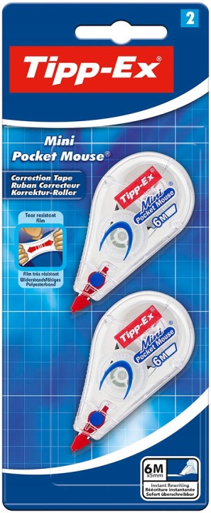 Tipp-Ex Міні Pocket Mouse - стрічка коригувальна надстійкий, набір 6 шт. (вживаний) — фото 5