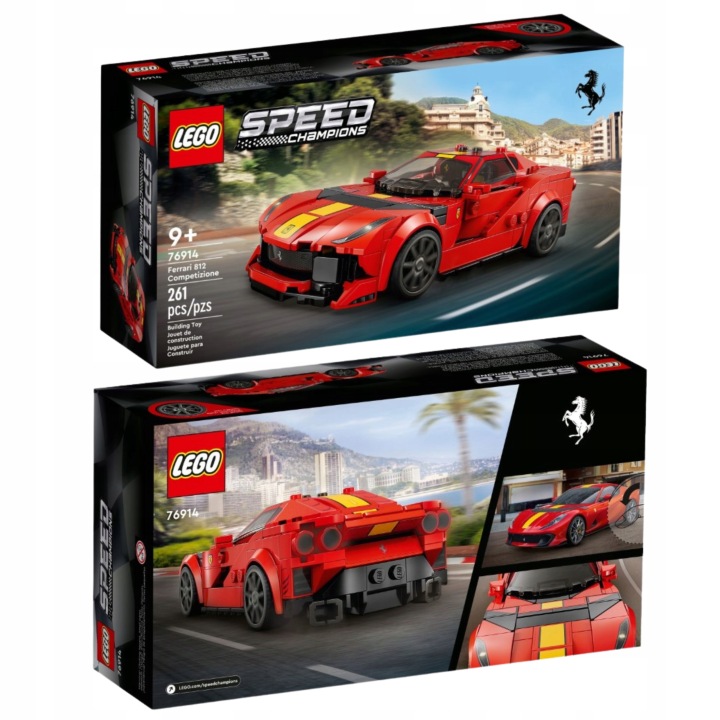 LEGO 76914 Speed Champions Ferrari 812 Competizione. (вживаний) — фото 8