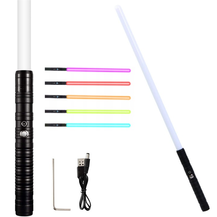 USB Меч світловий меч RGB 14 кольорів зі звуком і світлом — фото 7
