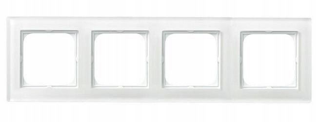 Ospel Sonáta bílé sklo – rámeček R-4RG/31 (6 mm)