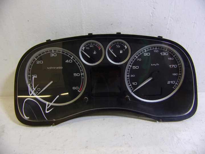 OROLOGIO quadro strumenti TACHIMETRO contagiri PEUGEOT 307 1.6 HDI 9651299680