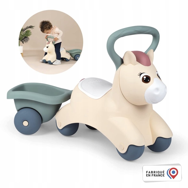 Каталка Поні з Причепом Каталка Pony для дітей Каталка Little Smoby — фото 7