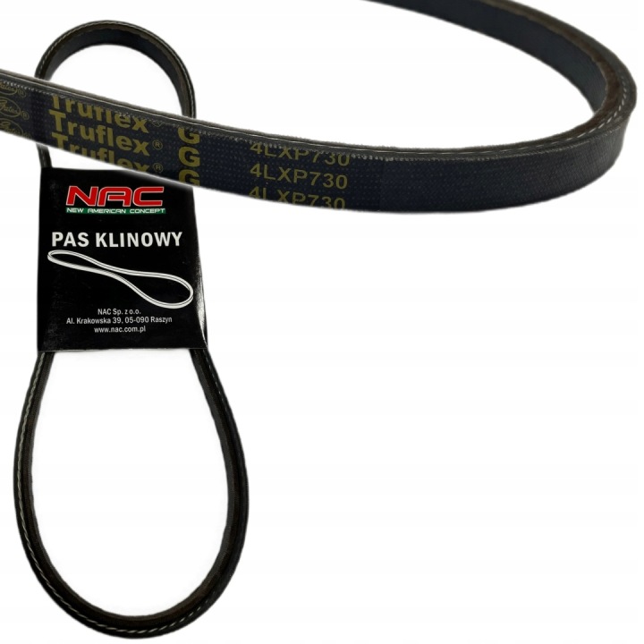 Klínový řemen pohonu rotoru sněhové frézy Nac (4LXP730) GST55 originální