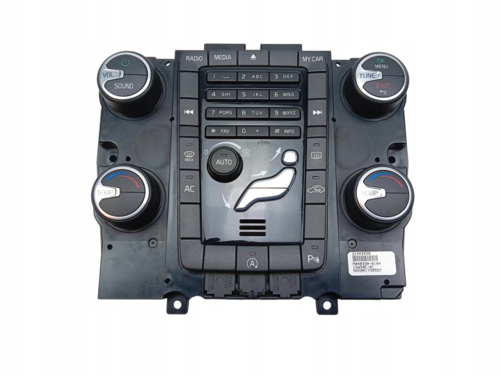 Pannello controllo RADIA CLIMATIZZATORE ARIA CONDIZIONATA VOLVO V60 e 31443428