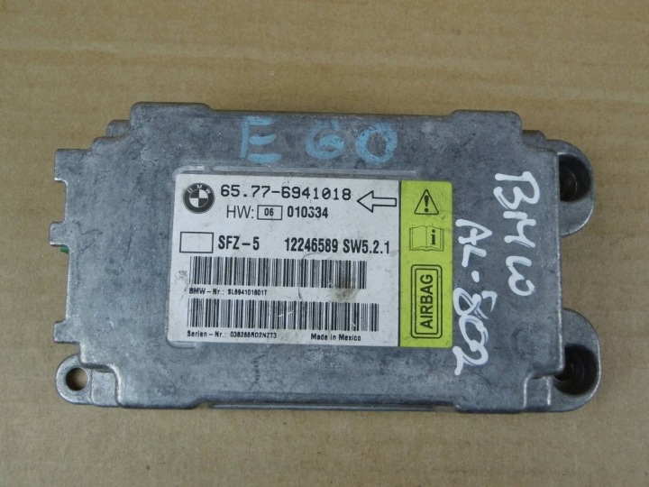 BMW 5 E60 E61 modul bedienteil airbag airbag 6941018